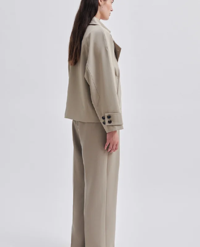 Second Female Silvia Cashew Trench Jacket