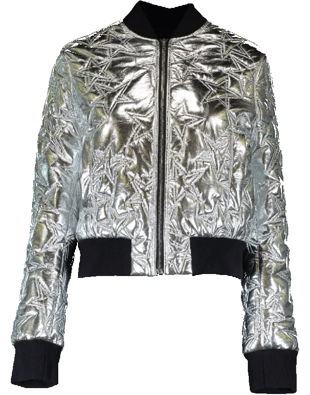 Silver Star Bomber Jacket