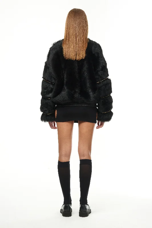 TOSCANA FUR BOMBER JACKET