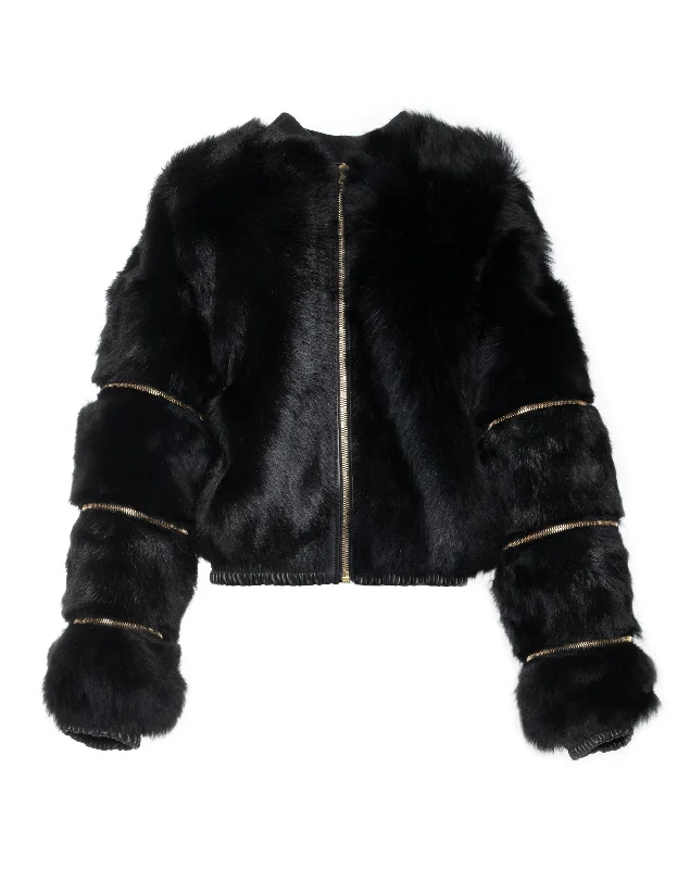 TOSCANA FUR BOMBER JACKET