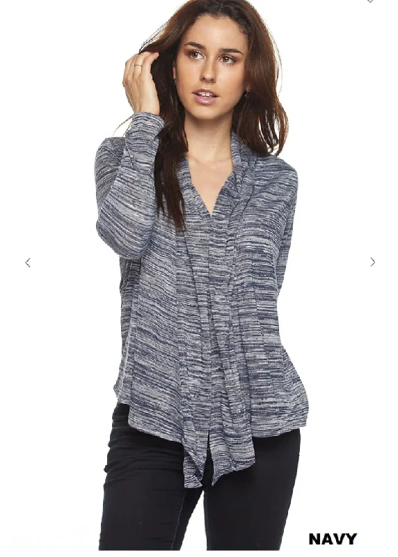 Two Tone Long Sleeve Cardigan