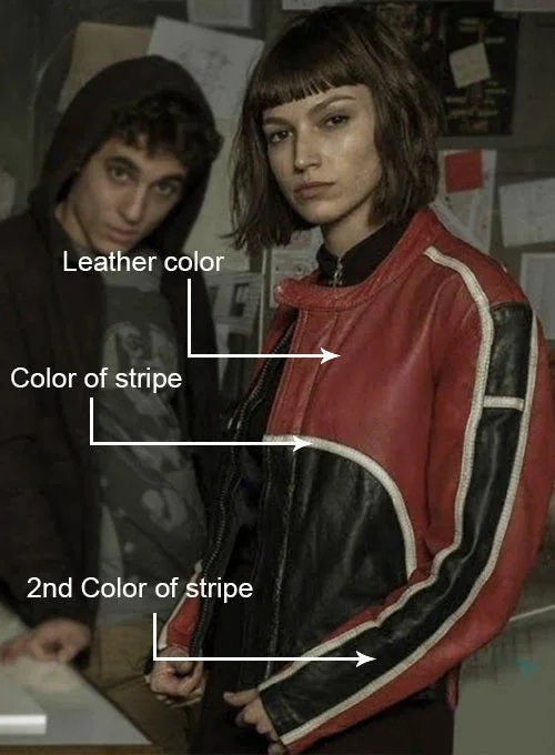 Ursula Corbero Money Heist Leather Jacket