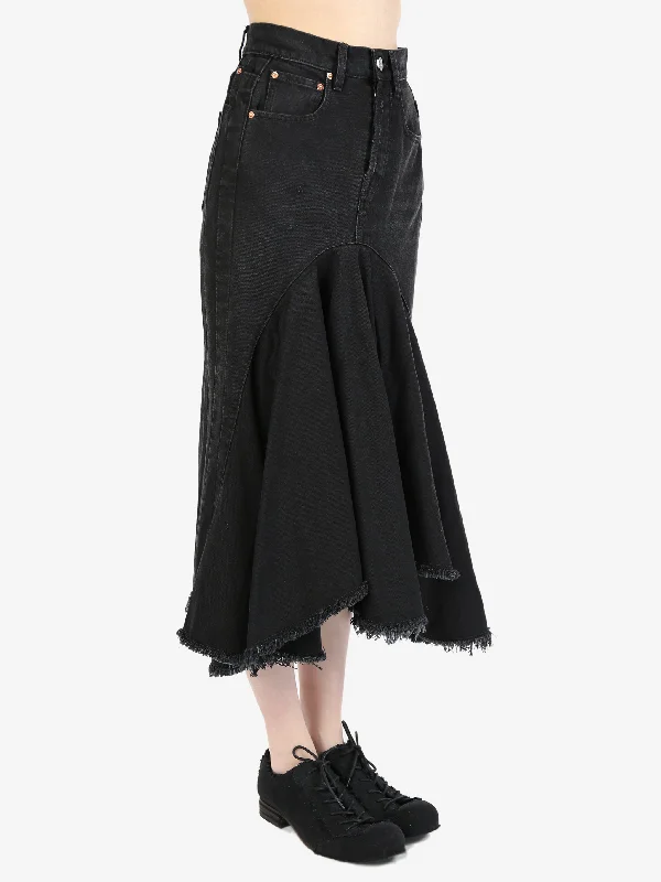 VETEMENTS Women Denim Midi Skirt