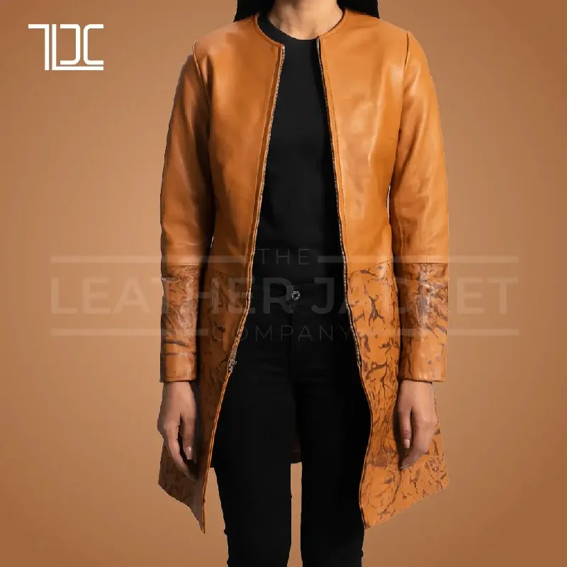 Wayferer Female Leather Coat