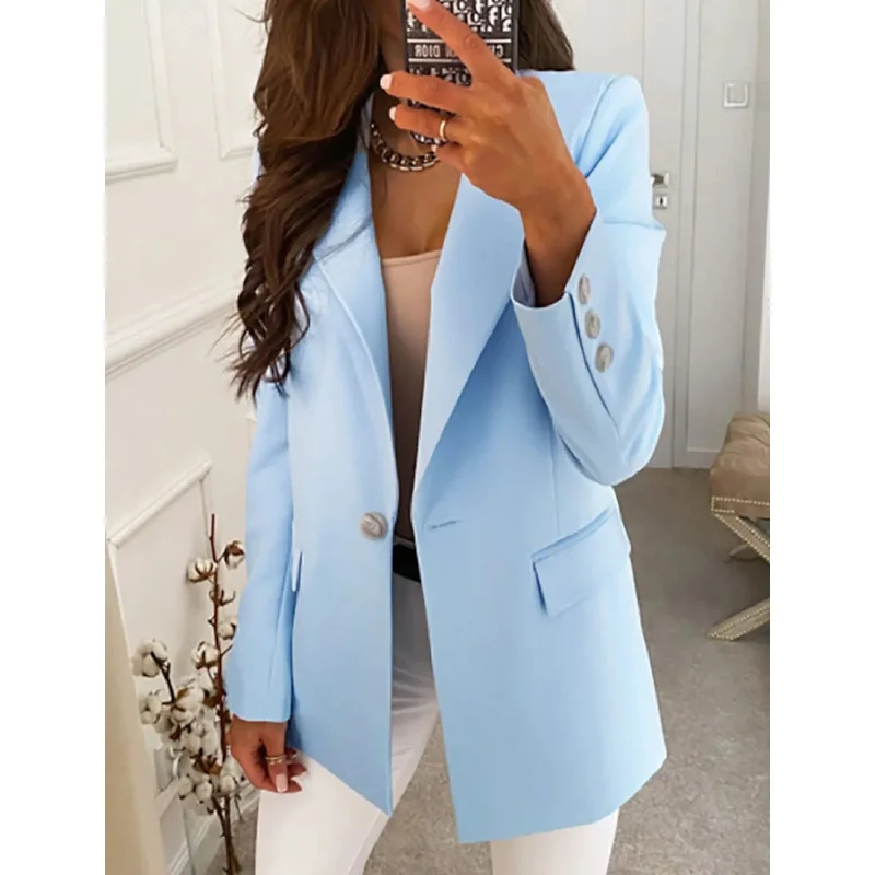 Women's Casual Long Sleeve Blazer