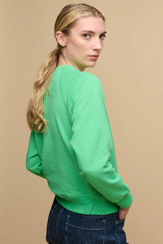 Women's Raglan Sweatshirt - Apple Green