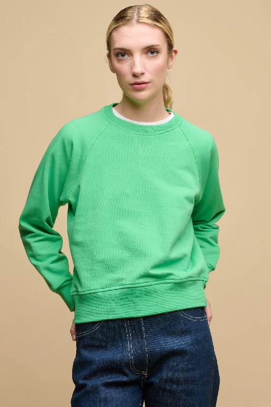 Women's Raglan Sweatshirt - Apple Green