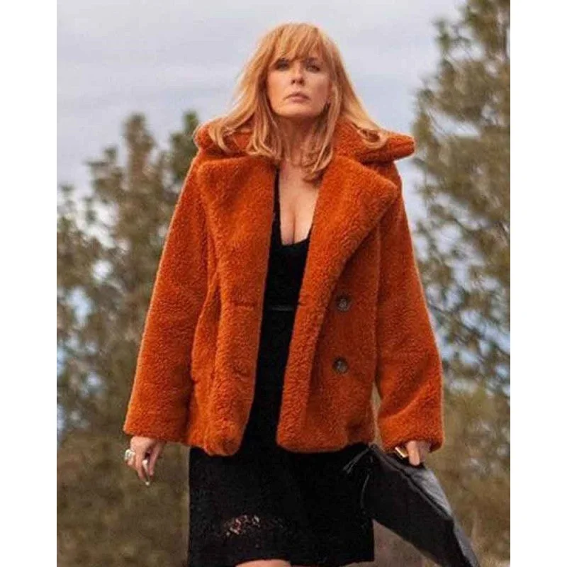 Yellowstone Beth Dutton Fur Coat