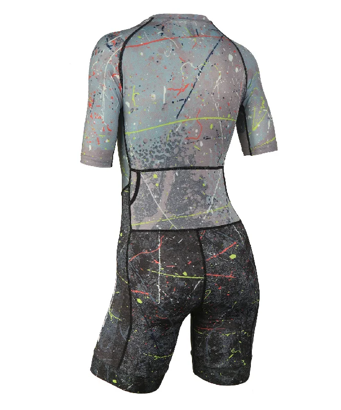 W. PERFORMANCE TRI SUIT - GRUNGE