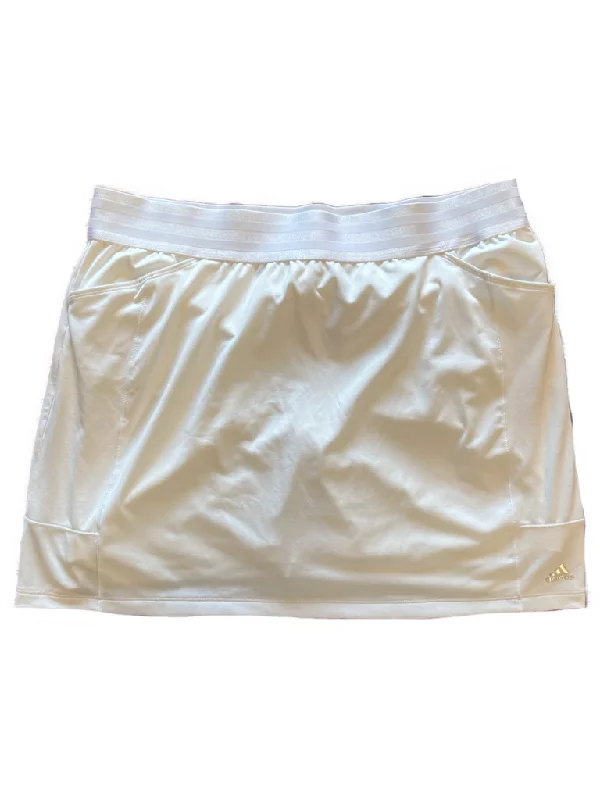 Adidas Rangewear White Pull-on Golf Skort Size L MSP$70