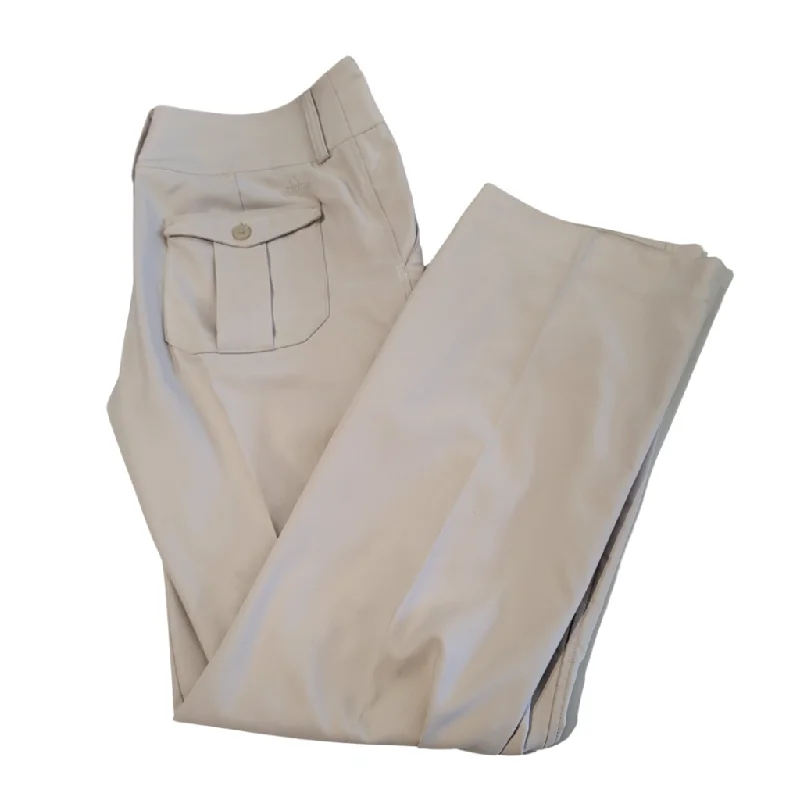 Adidas Women's Climalite Wide Waistband Tan Golf Pant Size 10 MSP$80