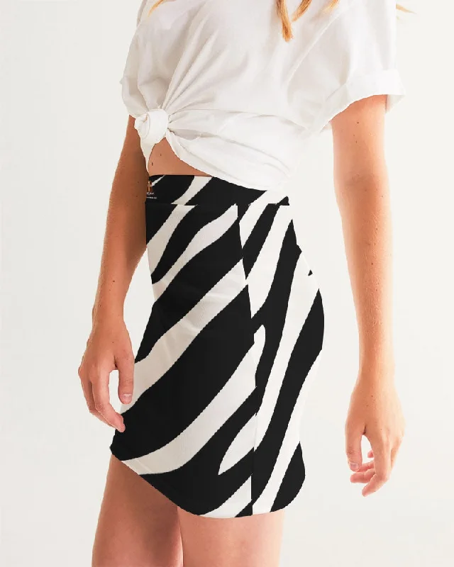 AKH Zebra Women's Mini Skirt