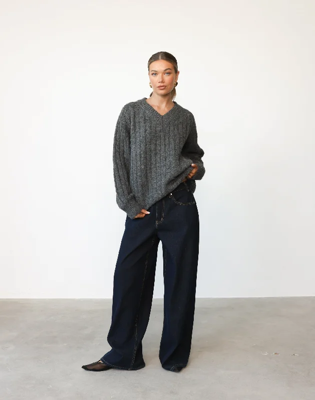 Baely Knit Jumper (Slate)