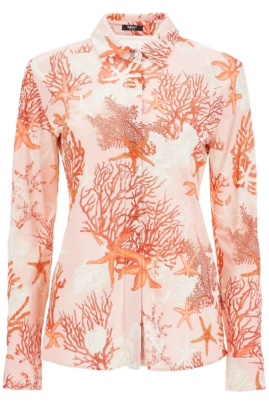 baroque sea jersey shirt 1014764 1A11713 DUSTY ROSE+CORAL+BONE