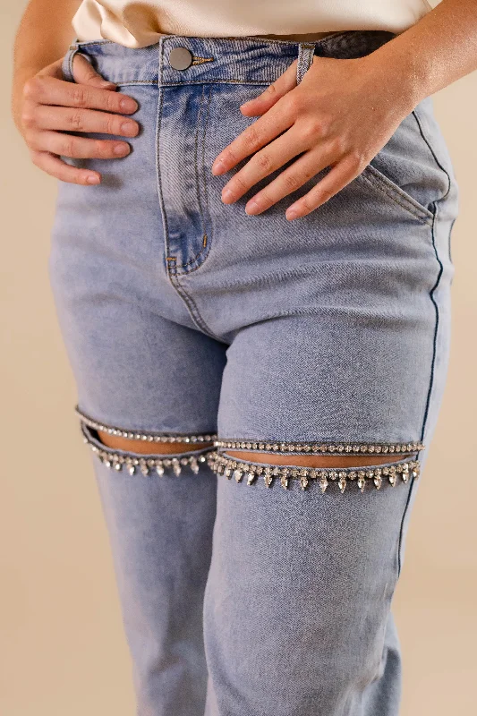 Big Personality Rhinestone Denim