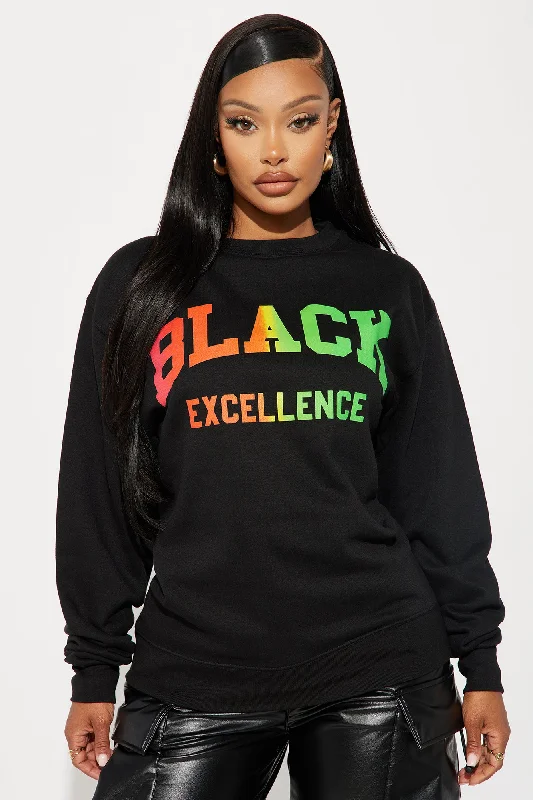 Black Excellence Sweatshirt - Black