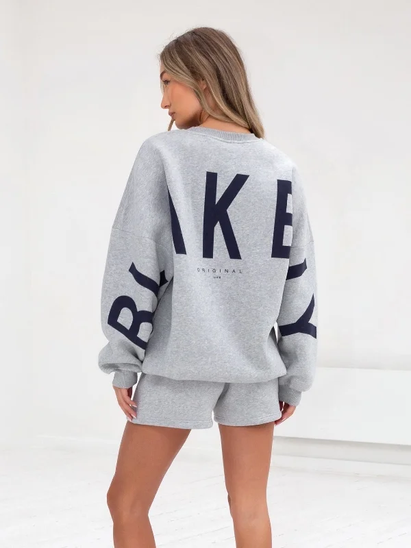 Isabel Oversized Jumper - Marl Grey