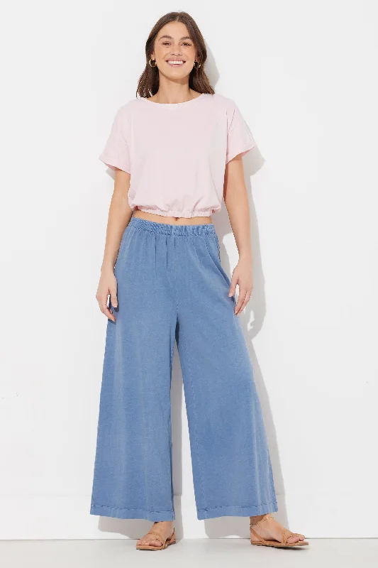 Blue Jean Washed Garment Dye Pant