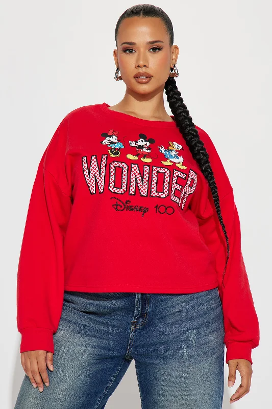 Disney 1OO Sweatshirt - Red