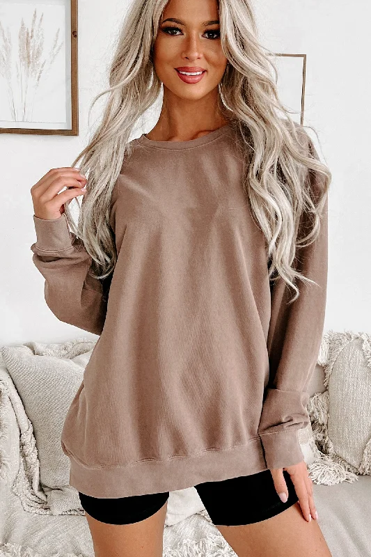 Lightweight Crewneck Sweatshirt (Espresso)