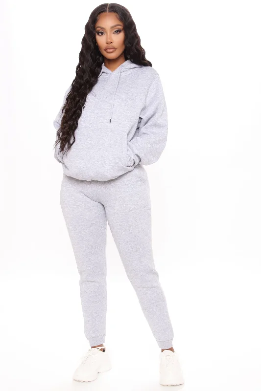 Look Again Hoodie - Heather Grey