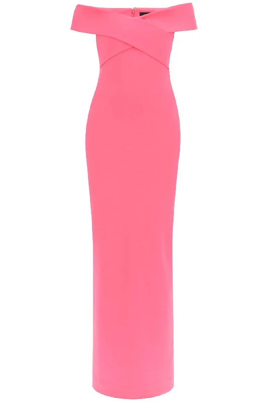 maxi dress ines with OS39030 ULTRA PINK