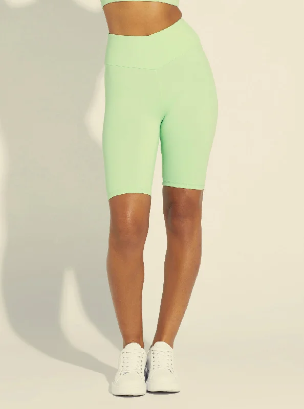 Melon Green Evalyn Active Bike Shorts