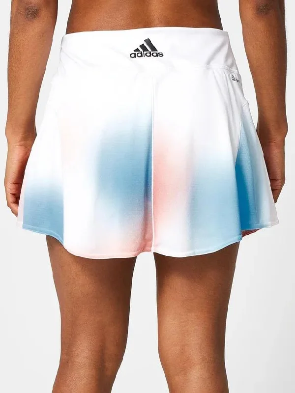 New Adidas Melbourne Match Skort - White, Blue, Peach