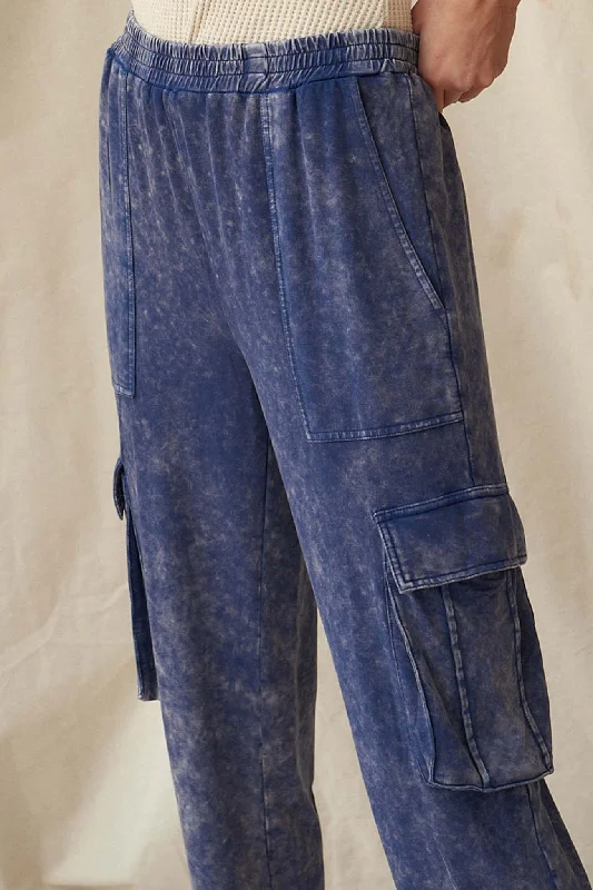 Ready to Go Vintage-Washed Cargo Jogger Pants