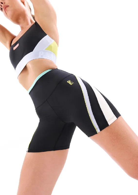 REFRACTION BIKE SHORT IN BLACK