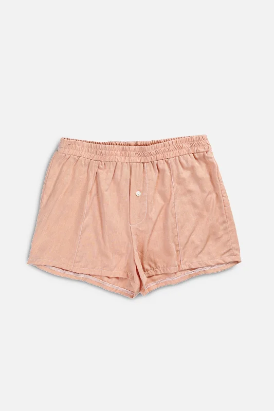 Rework Oxford Mini Boxer Shorts - S