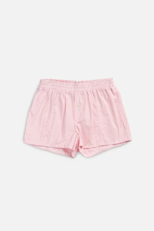 Rework Oxford Mini Boxer Shorts - S