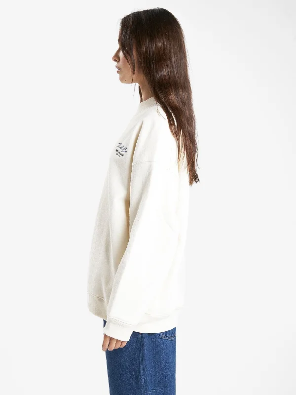 Signature Cocoon Panel Crew - Heritage White