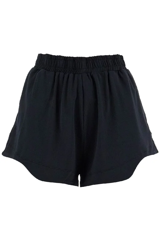 sporty mesh shorts for active T3388 BLACK