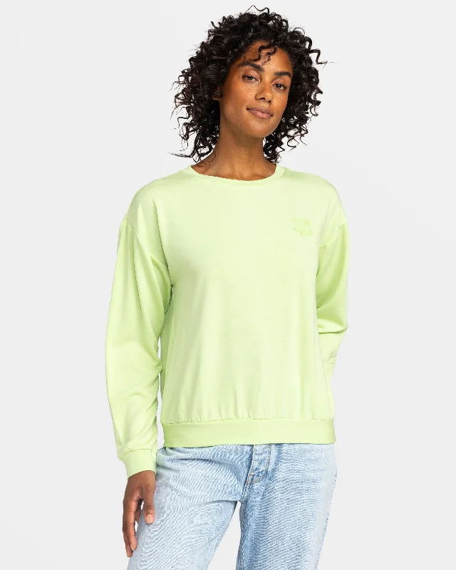 Surfing By Moonlight Pullover Sweatshirt - Butterfly