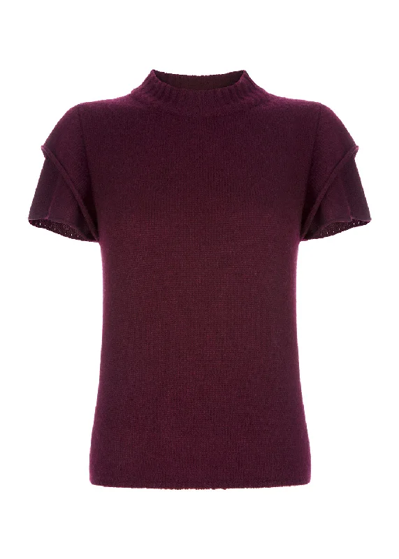 SILK CASHMERE MIXED TOP 