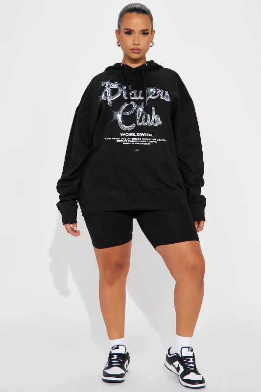 The Players Club Graphic Hoodie - Black