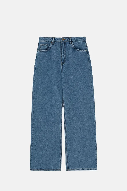 Willow Wide Jeans Washed Blue