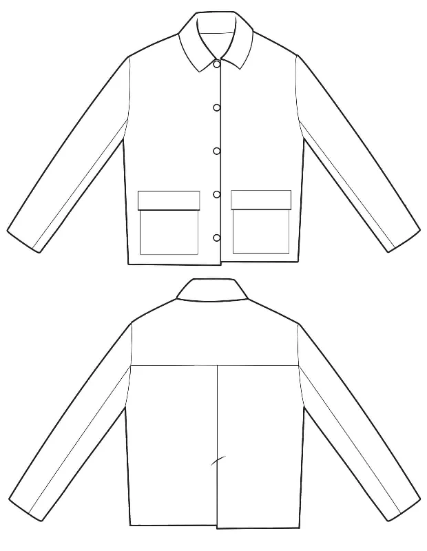 PDF Pattern - Boxy Jacket | The Makers Atelier